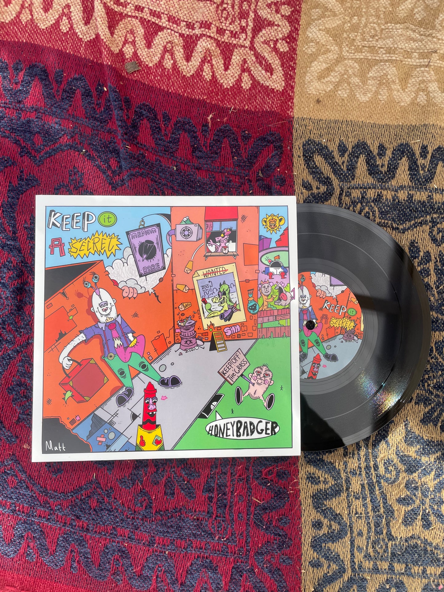 Keep It A Secret on 7” vinyl